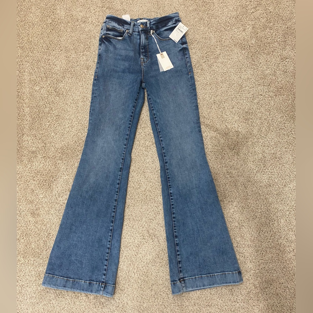 Good American Good Legs Flare Jeans